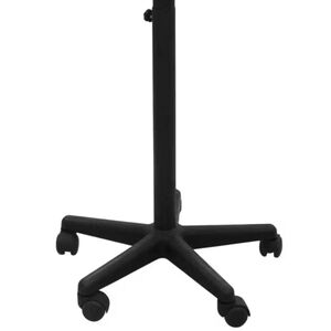 Black Five-Star Rolling Stand Base
